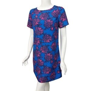 J Crew Floral Crepe Shift Dress